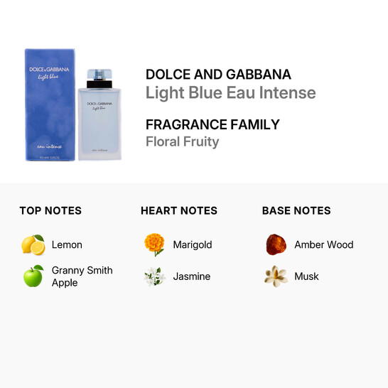 Dolce & Gabbana Light Blue Eau Intense EDP 100ml 