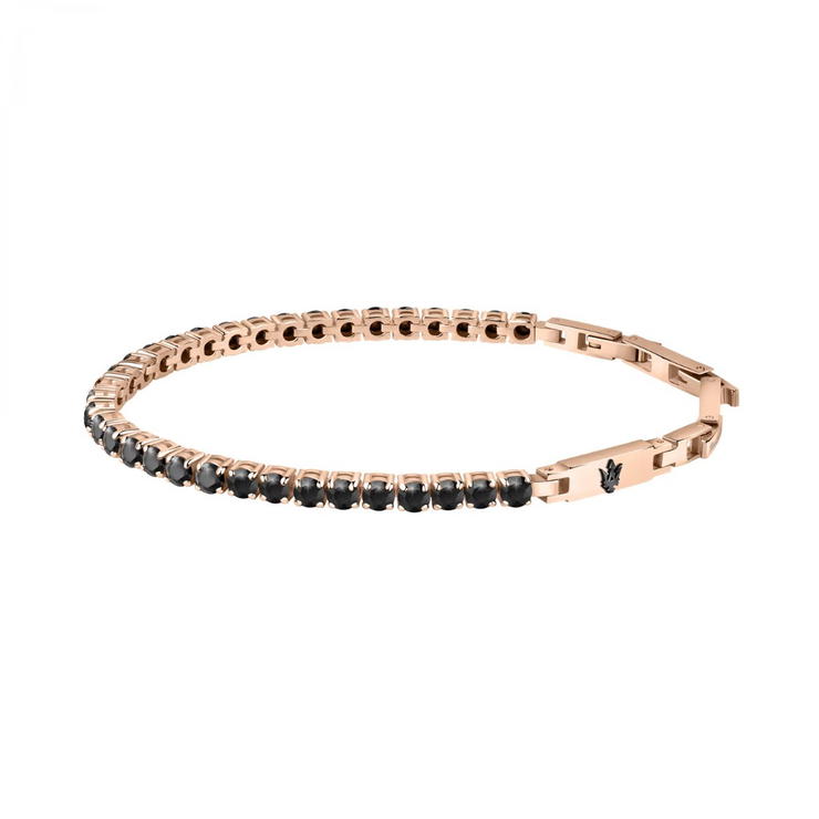 Maserati bracelet for men steel rose gold Size 22cm