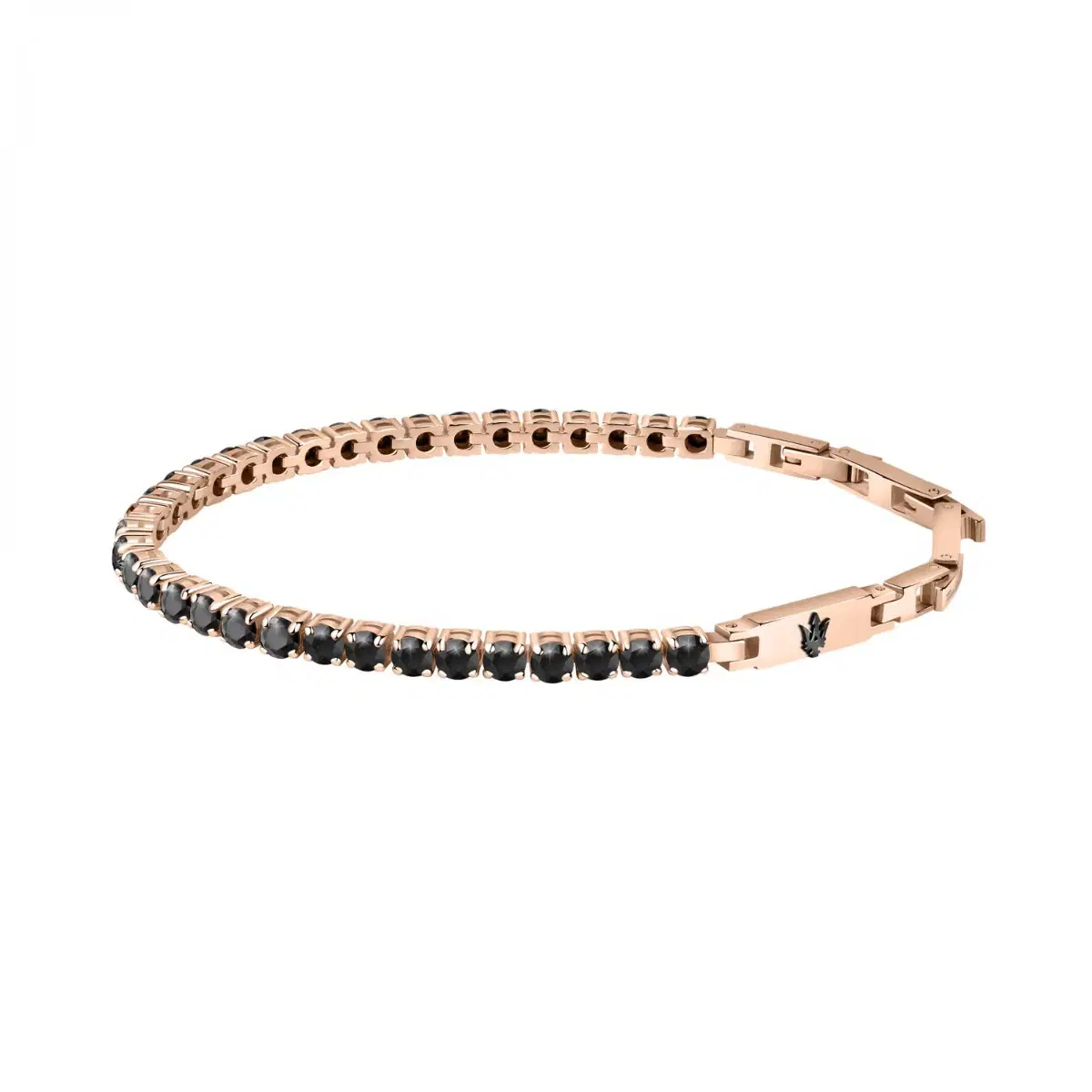 Maserati bracelet for men steel rose gold Size 22cm