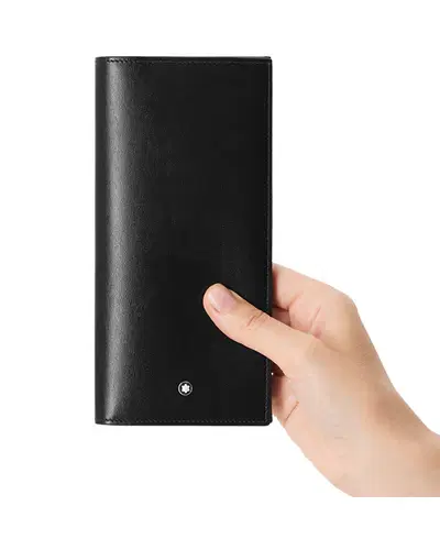 Montblanc Meisterstuck Wallet 14 Card - Zipped Pocket 