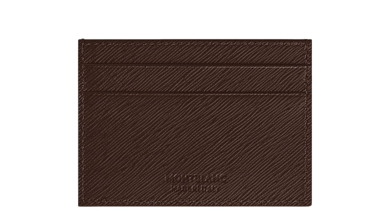 Montblanc Sartorial Leather Card Holder 5cc Ebony