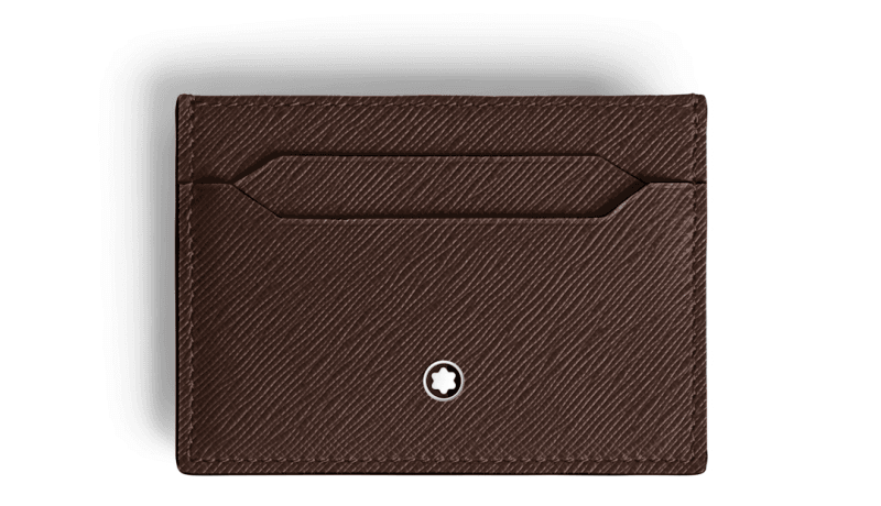 Montblanc Sartorial Leather Card Holder 5cc Ebony