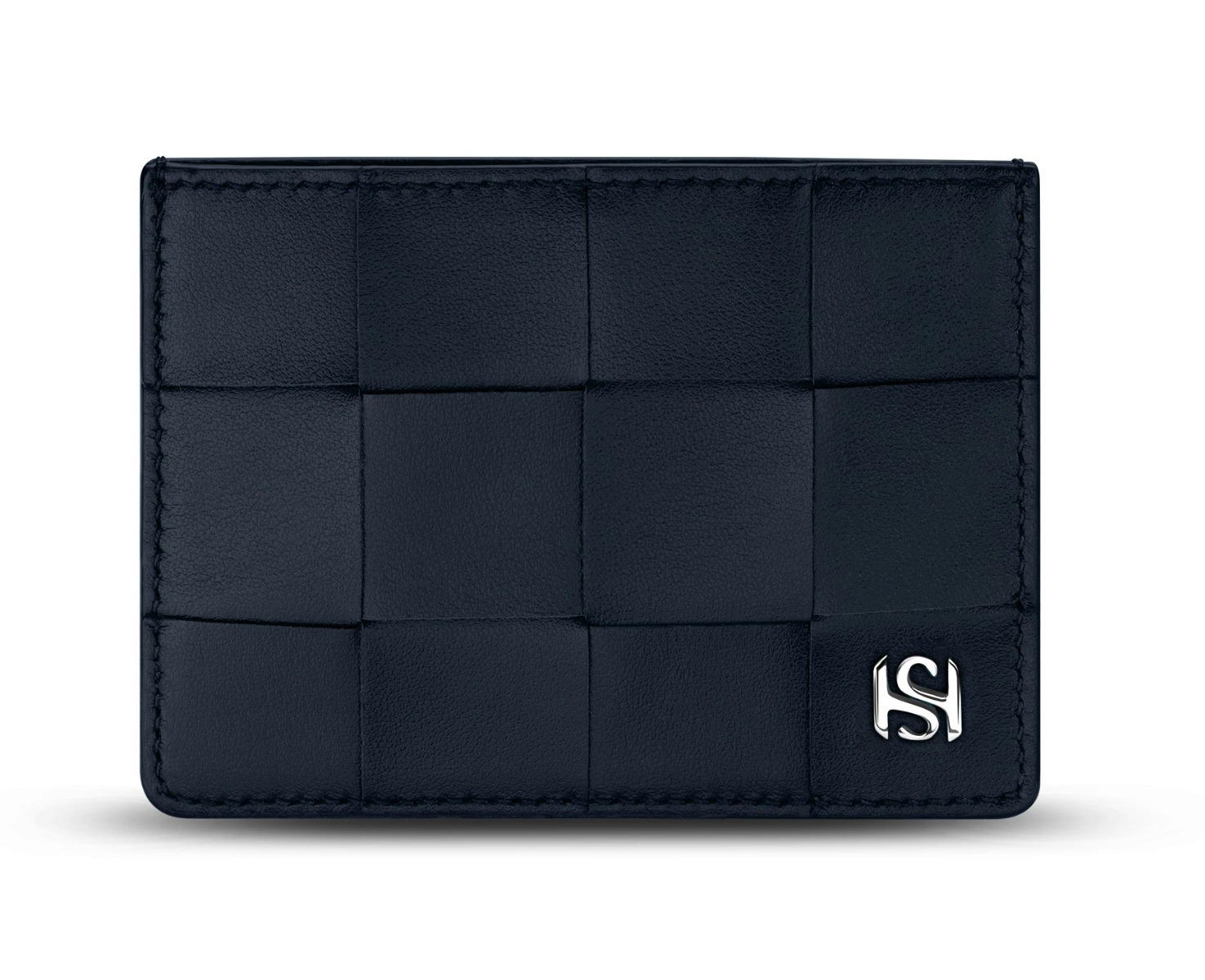 Saint Honore men card holder 4cc with blue leather