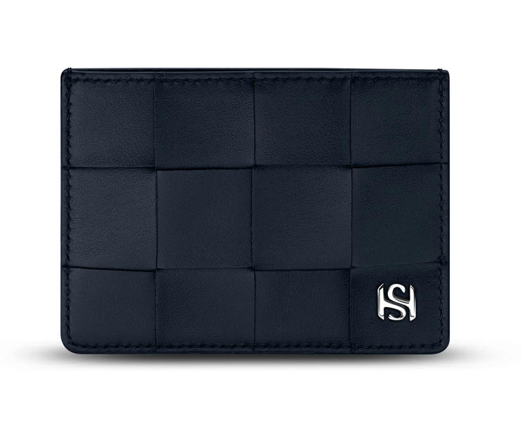 Saint Honore men card holder 4cc with blue leather