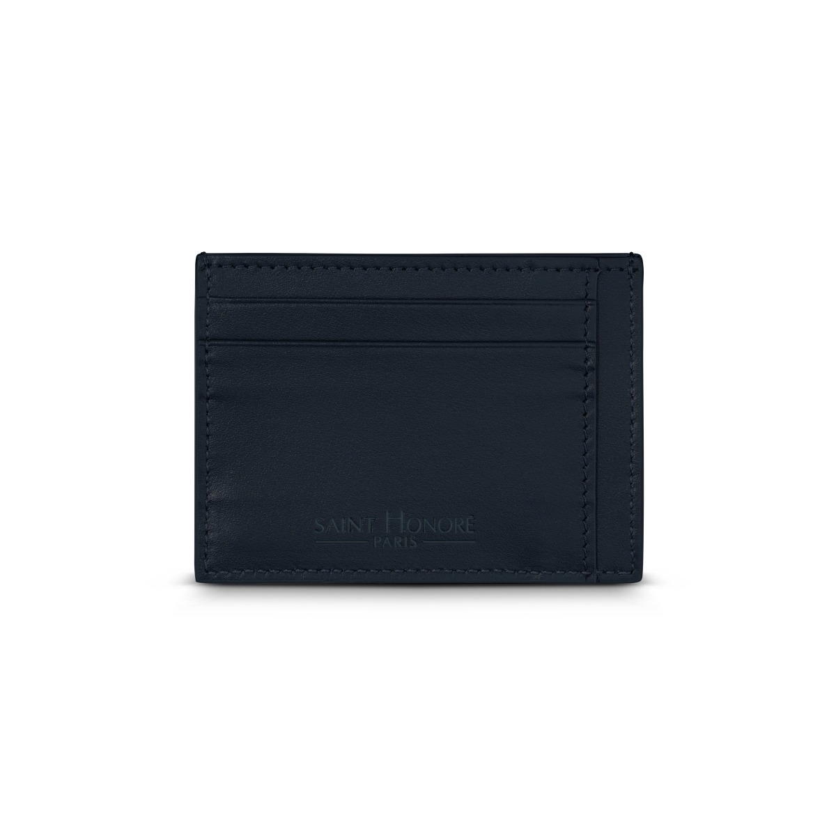 Saint Honore men card holder 4cc with blue leather