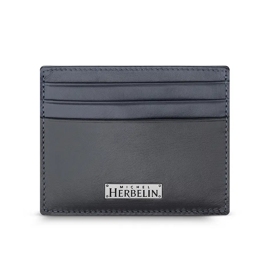 Michel Herbelin Credit Card Case Navy Black