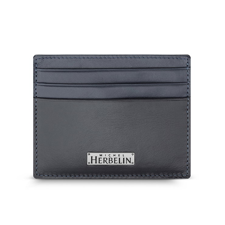 Michel Herbelin Credit Card Case Navy Black