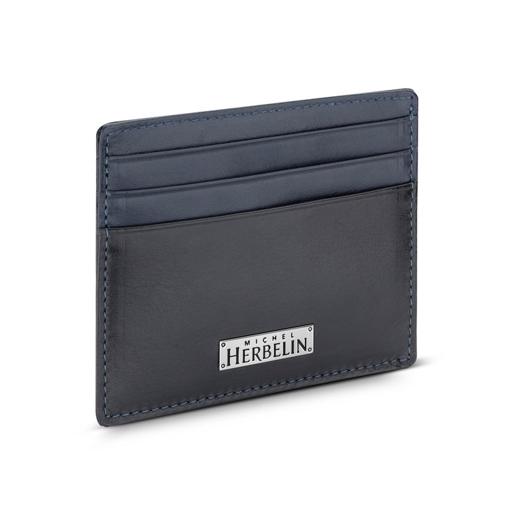 Michel Herbelin Credit Card Case Navy Black