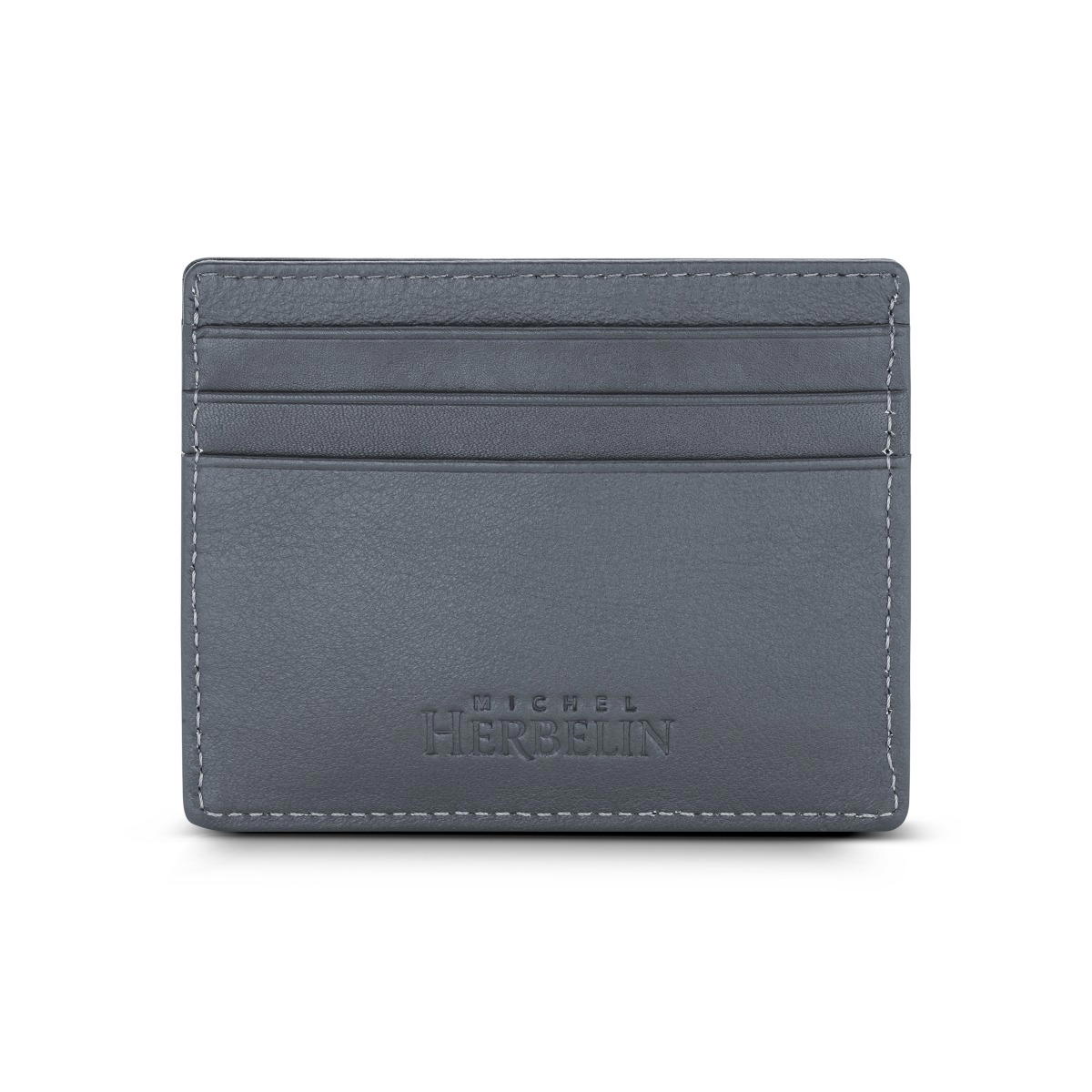 Michel Herbelin Credit Card Case Olive Stone