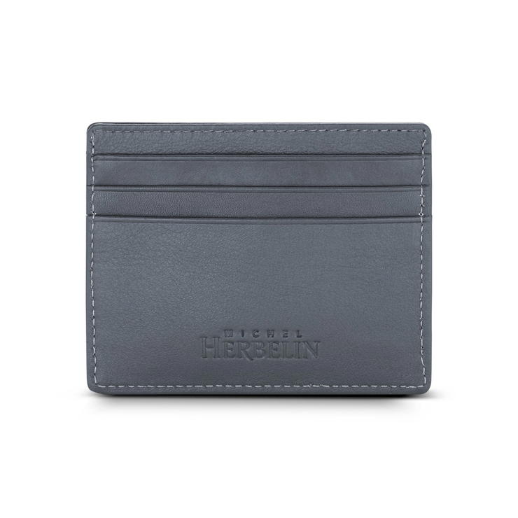 Michel Herbelin Credit Card Case Olive Stone