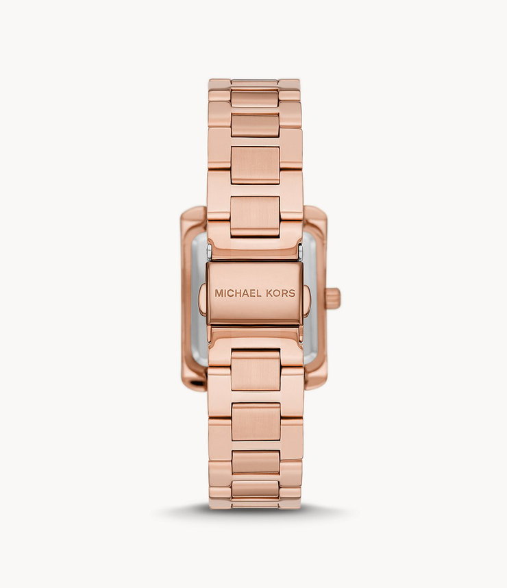 Michael Kors Emery Three-Hand Rose Gold-Tone Watch Set