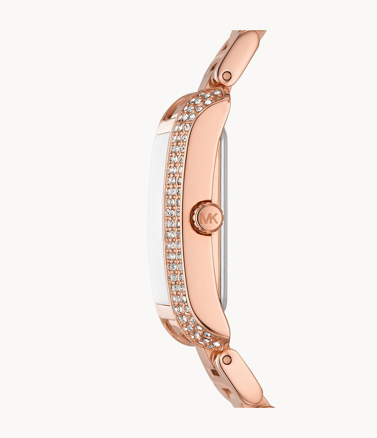 Michael Kors Emery Three-Hand Rose Gold-Tone Watch Set