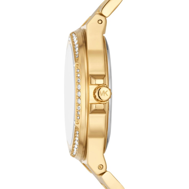 Michael Kors Women's Gold-Tone Crystal Watch