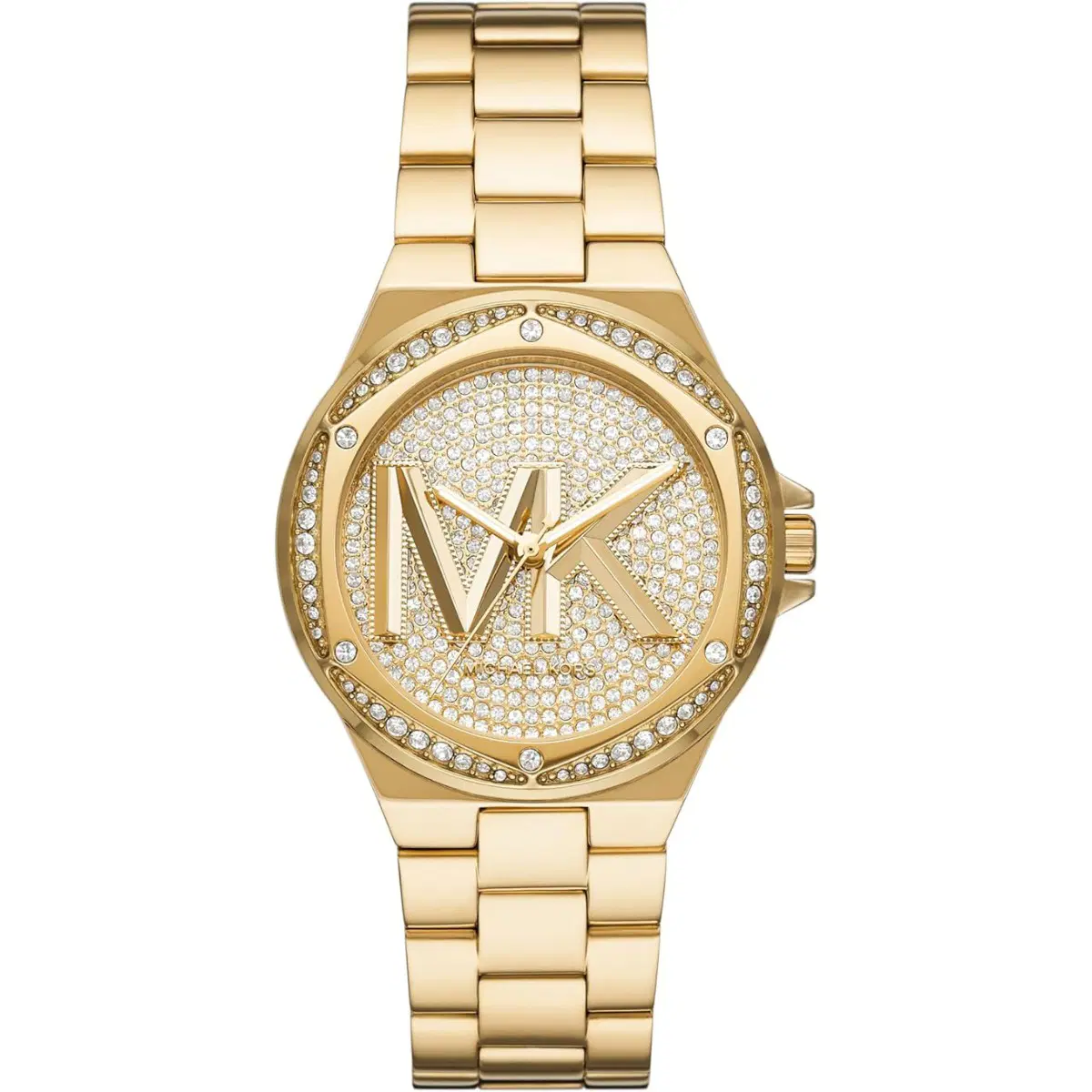 Michael Kors Women's Gold-Tone Crystal Watch