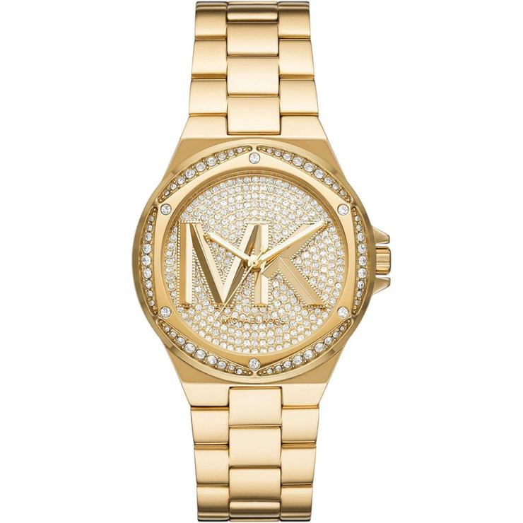 Michael Kors Women's Gold-Tone Crystal Watch