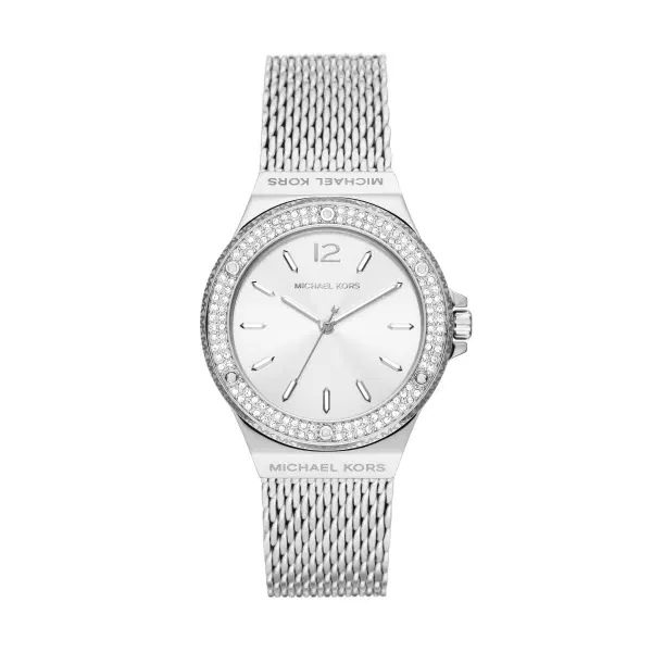 Michael Kors Lennox Three-Hand - Steel Mesh Watch