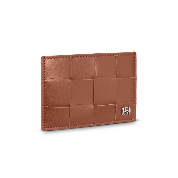 Saint Honore men card holder 4cc with brown leather