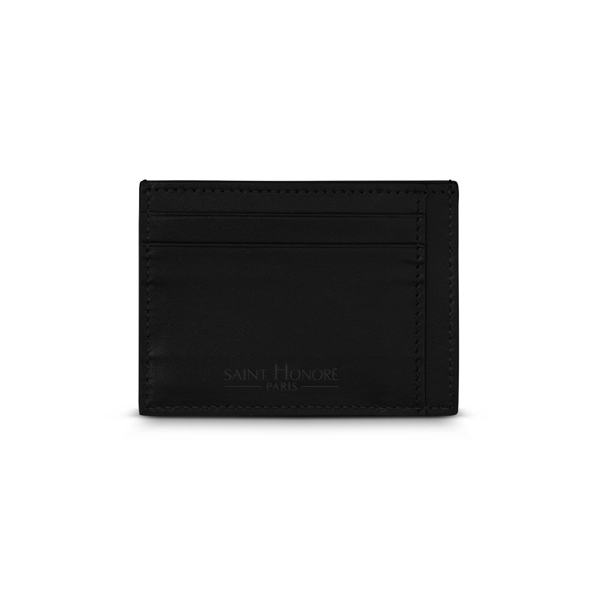 Saint Honore men card holder 4cc with black leather