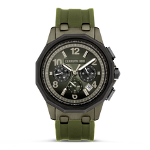 ساعة يد مولفينو من شيروتى 1881 للرجال سيليكون لون زيتونى 