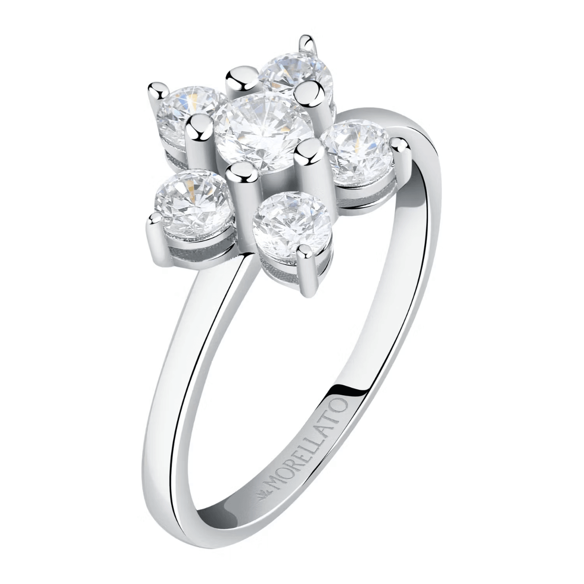 Morellato TESORI ring for women silver with crystal size 12