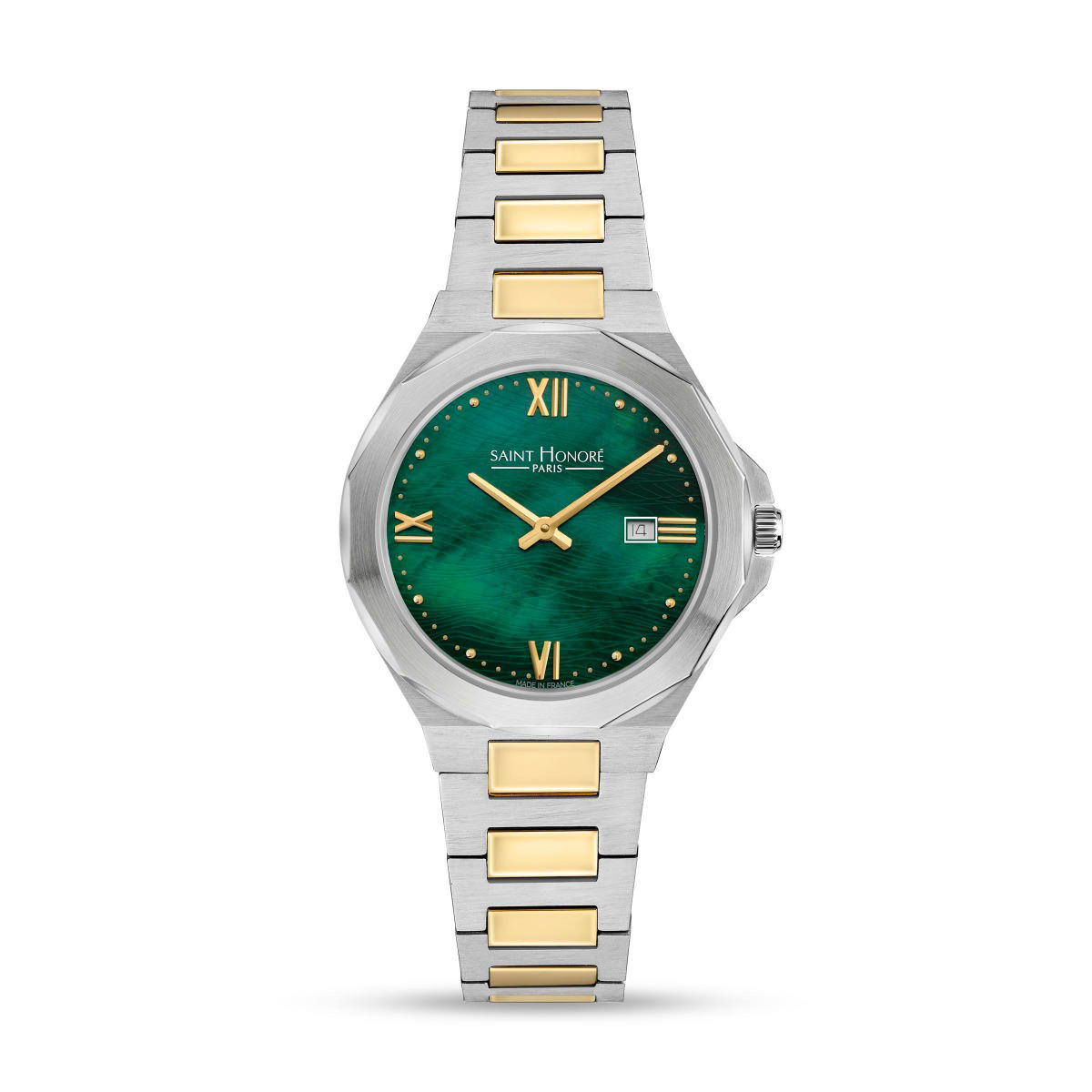 Saint Honore Women's Watch with Emerald Green Dial