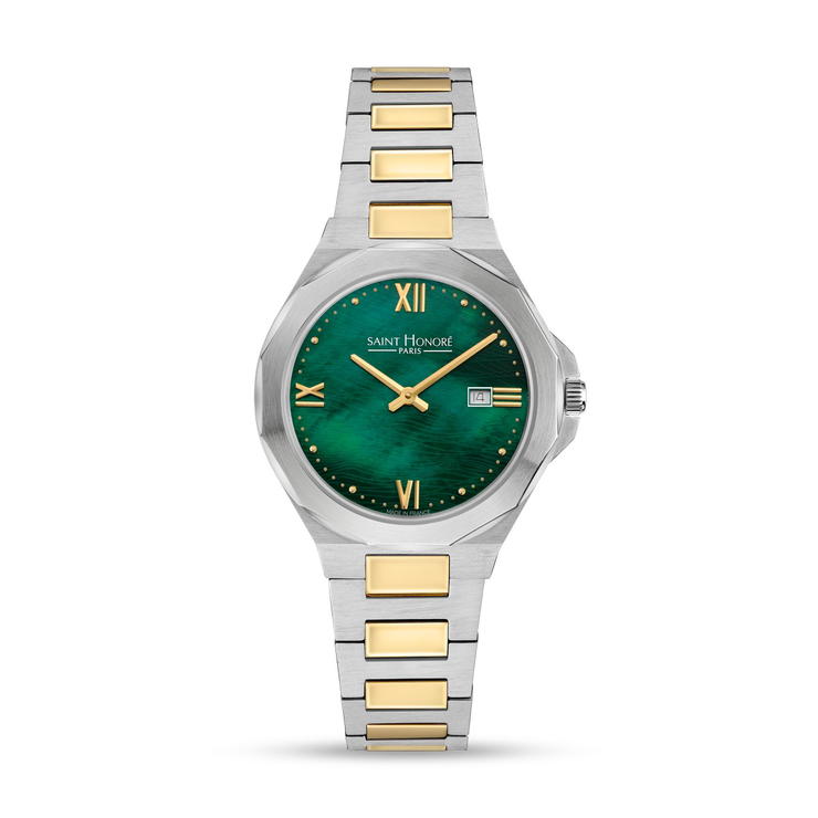 Saint Honore Women's Watch with Emerald Green Dial