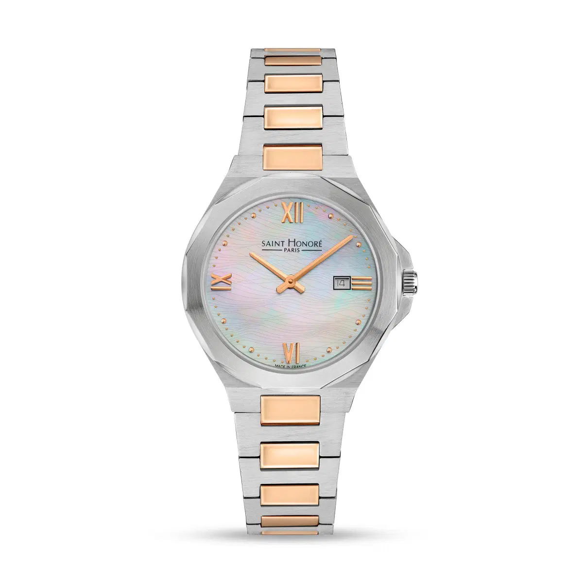 Saint Honore Women's Watch Steel Rose Gold - Pearl