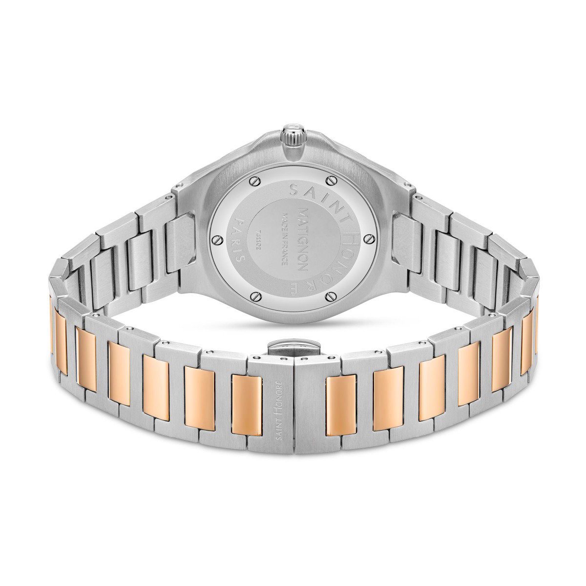  Saint Honore Women's Watch Steel Rose Gold - Pearl