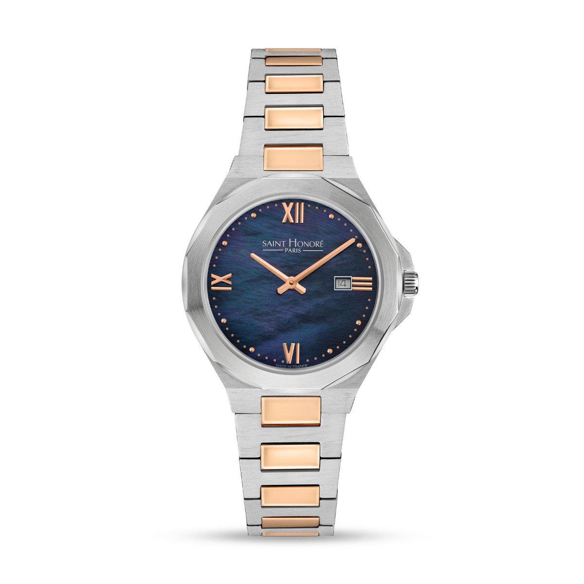 Saint Honore Women's Watch - Two-Tone With Blue Dial 