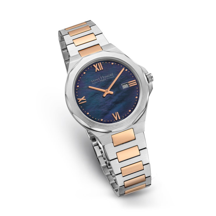 Saint Honore Women's Watch - Two-Tone With Blue Dial