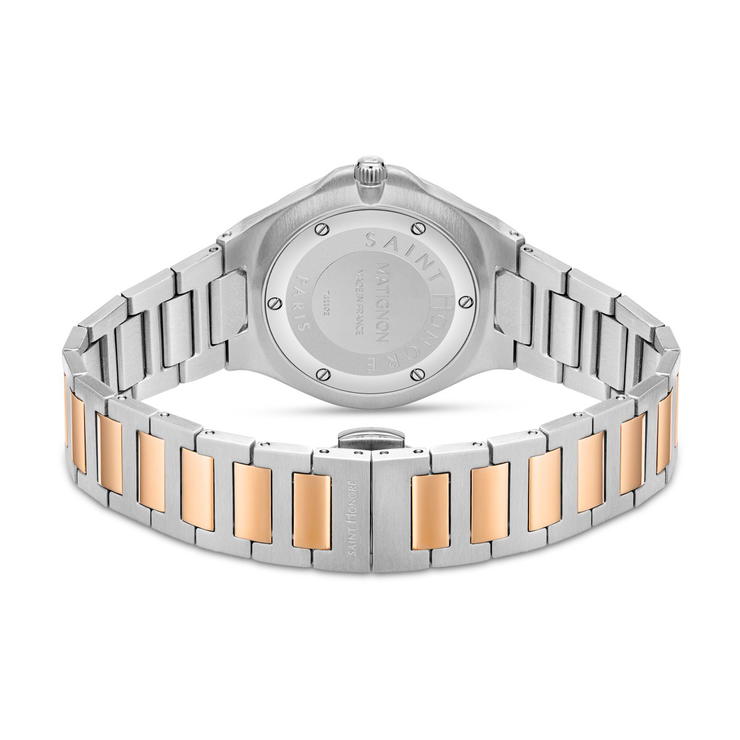 Saint Honore Women's Watch - Two-Tone With Blue Dial 