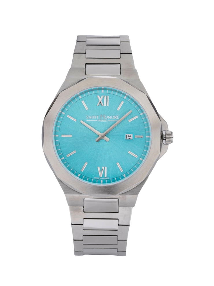 Saint Honore MATIGNON men watch steel silver 