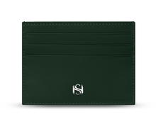 Saint Honore men card holder 6cc with green leather