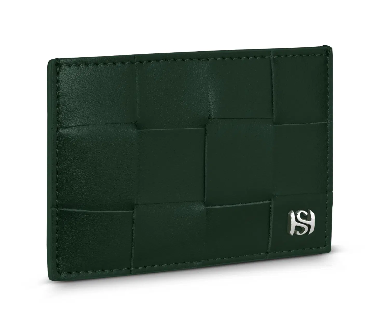 Saint Honore men card holder 4cc with green leather