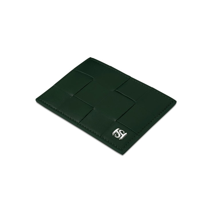 Saint Honore men card holder 4cc with green leather