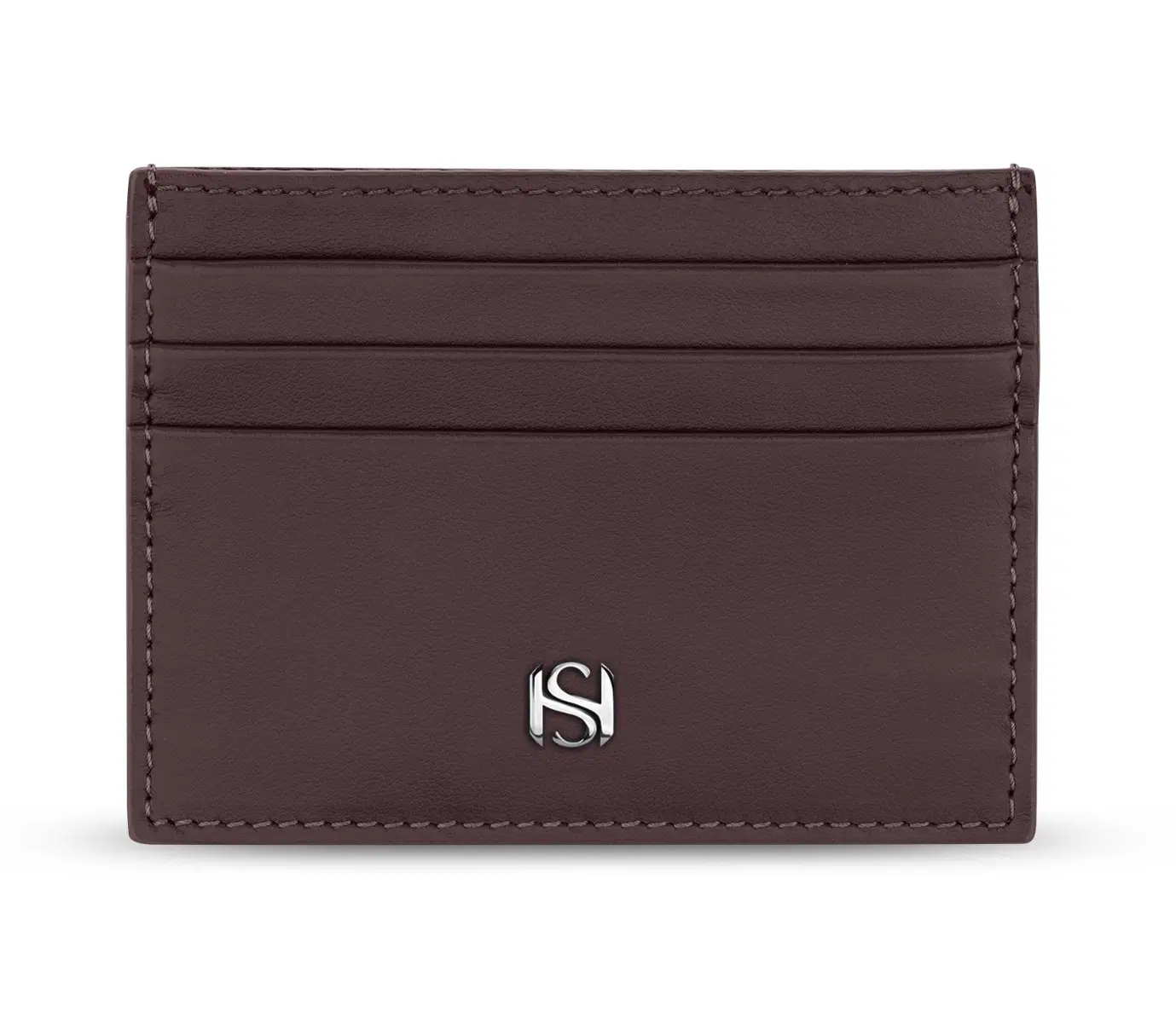 Saint Honore men card holder 6cc with burgundy leather
