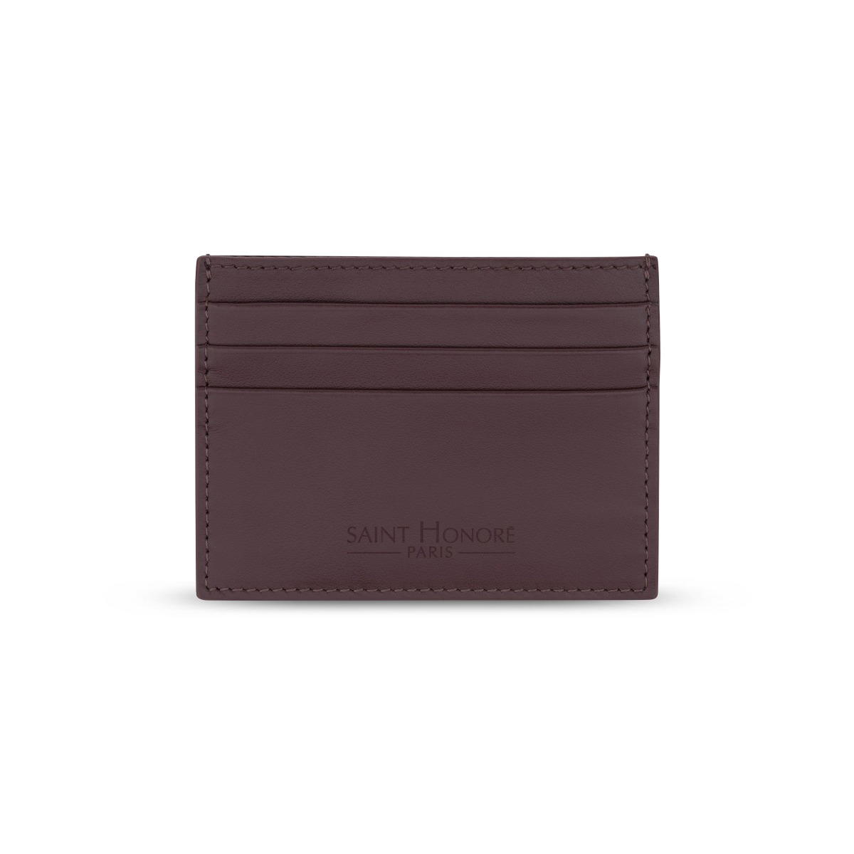 Saint Honore men card holder 6cc with burgundy leather