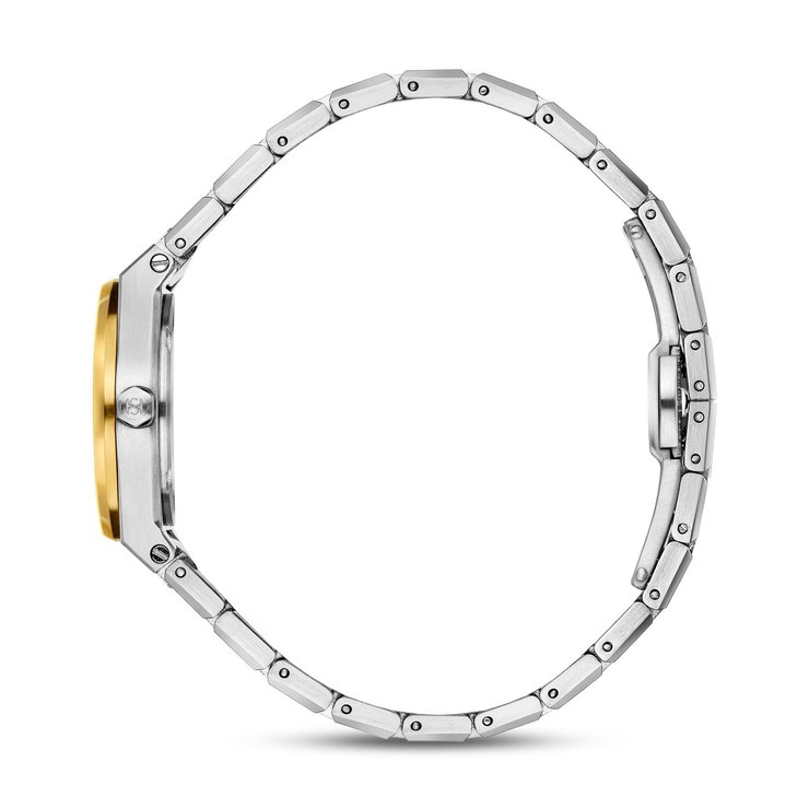 Saint Honore Ladies watch with Green Dial - Steel Gold