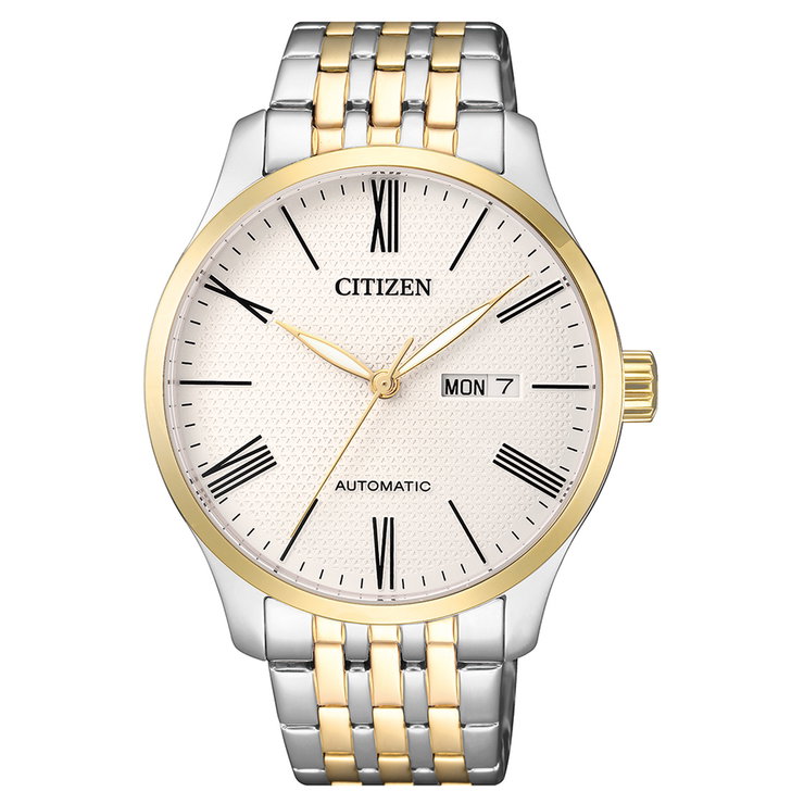 Citizen Automatic Watch – Gold & Silver Stainless Steel
