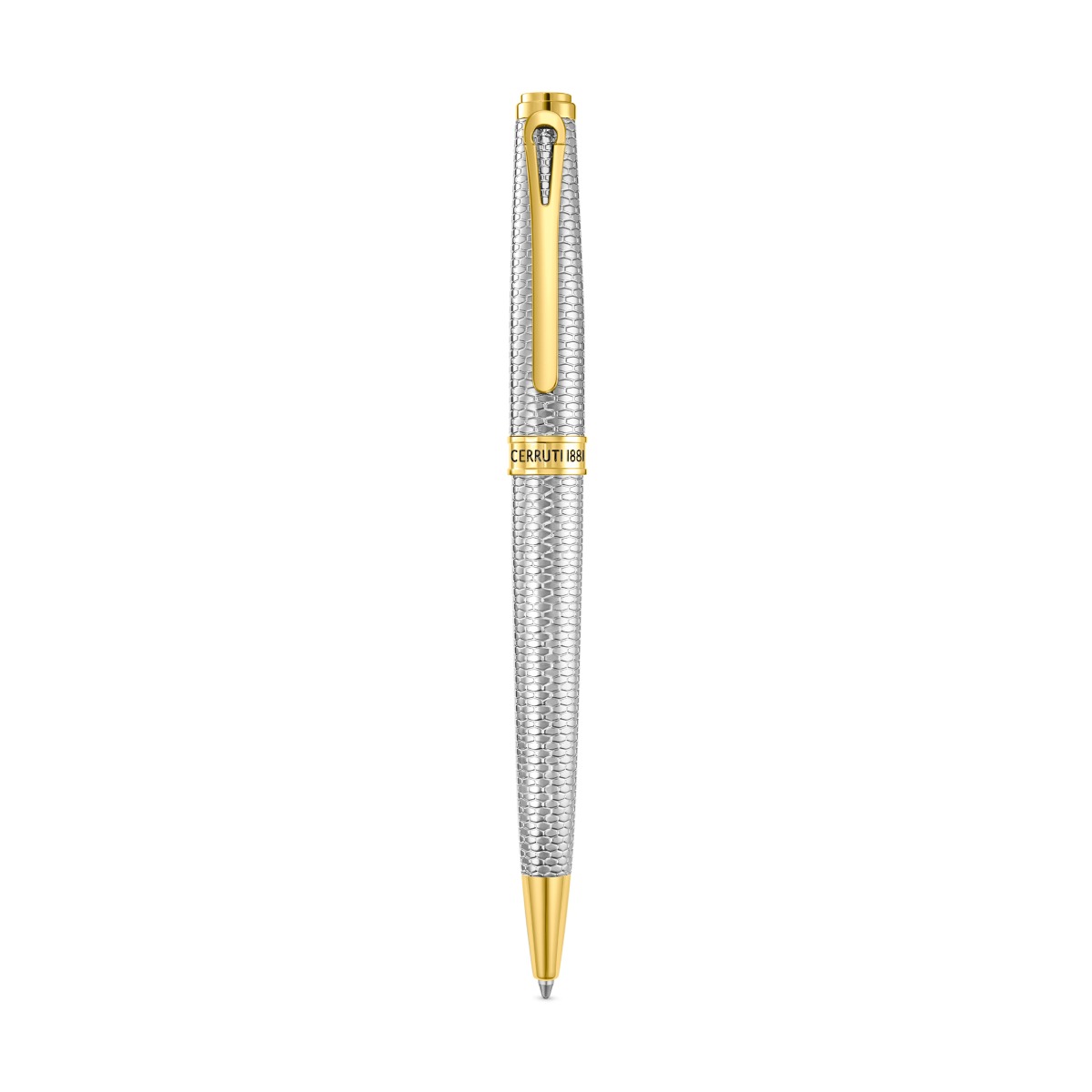 Cerruti 1881 Giovanni Silver and Gold Ballpoint Pen