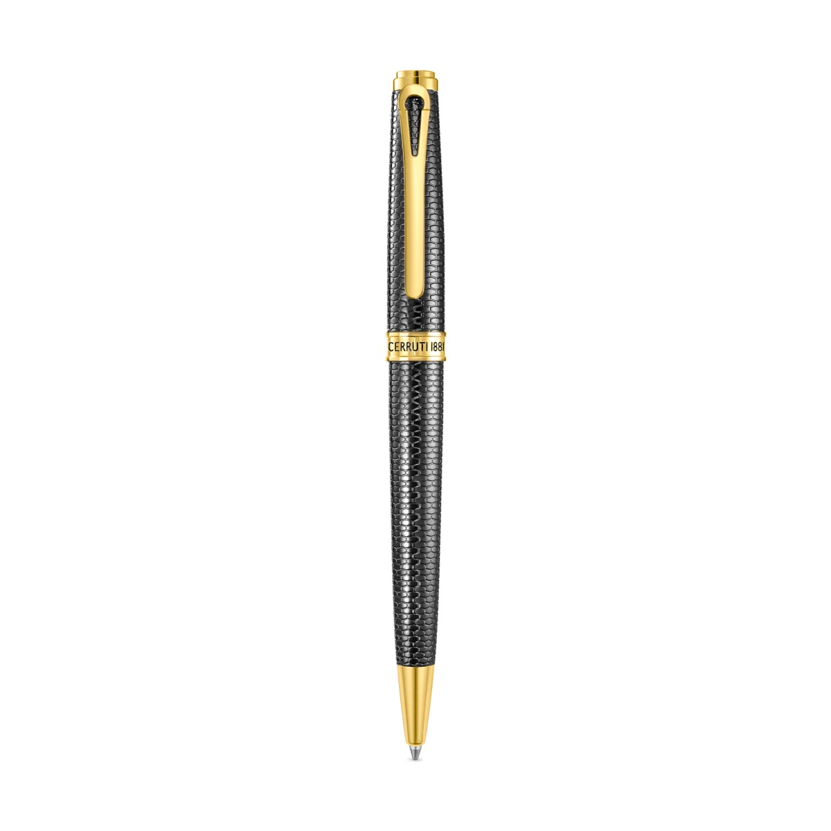 Cerruti 1881 Giovanni Black and Gold Ballpoint Pen