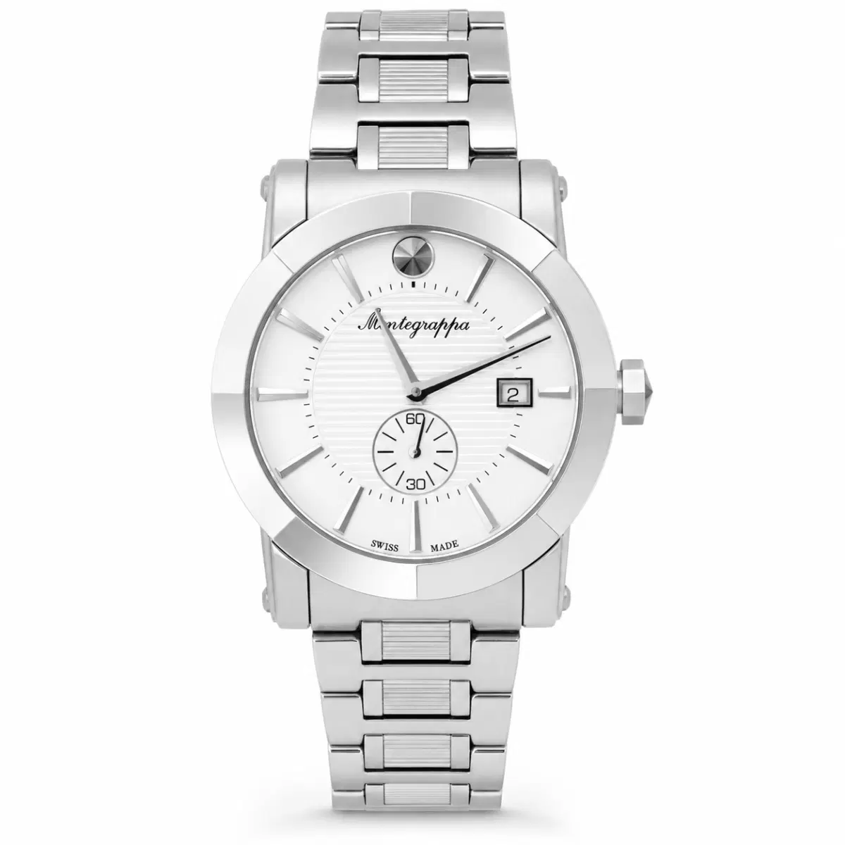 Montegrappa Nerouno Men Analog Watch steel silver