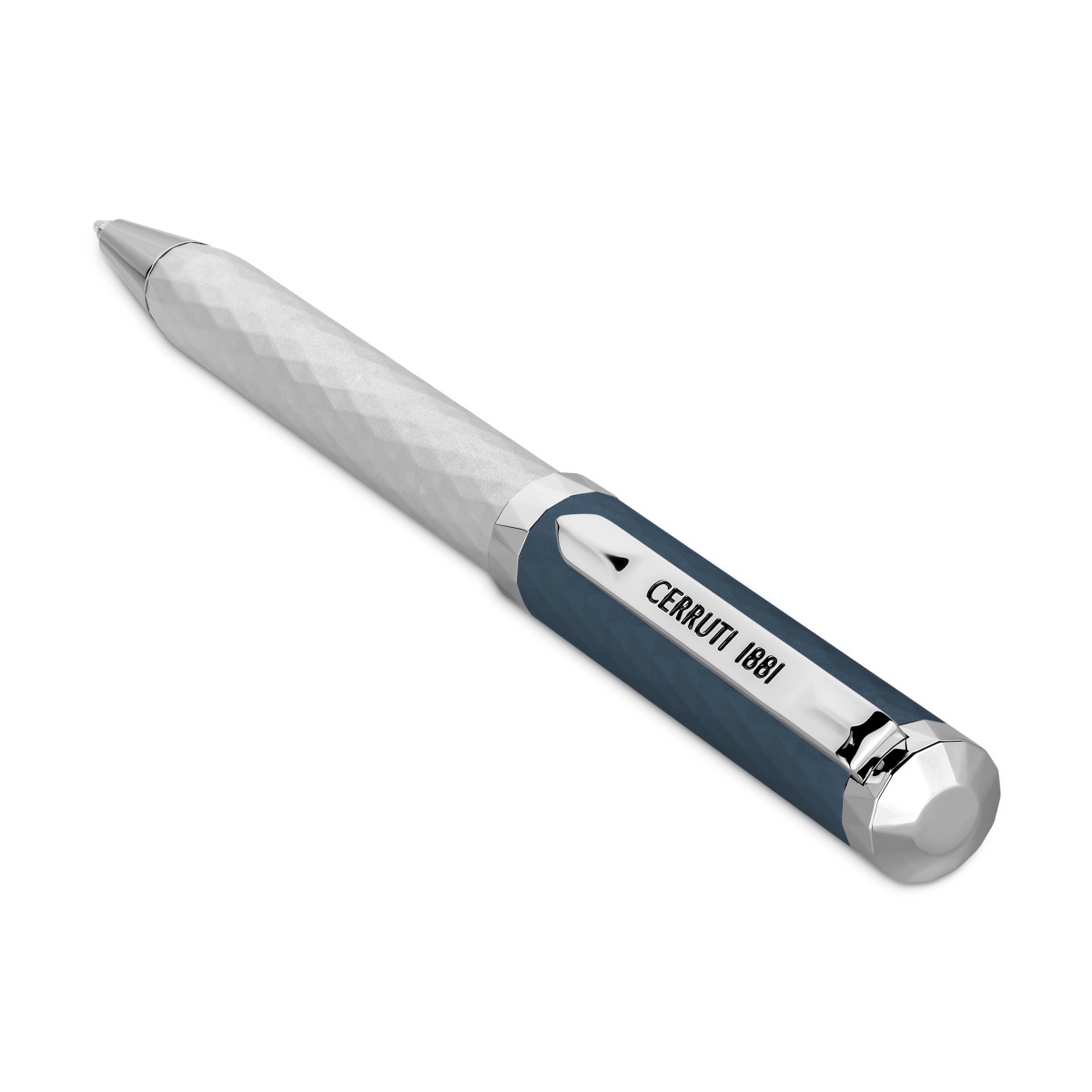 Cerruti 1881 Ballpoint Pen Silver and Blue