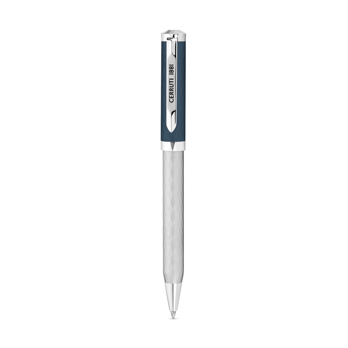 Cerruti 1881 Ballpoint Pen Silver and Blue