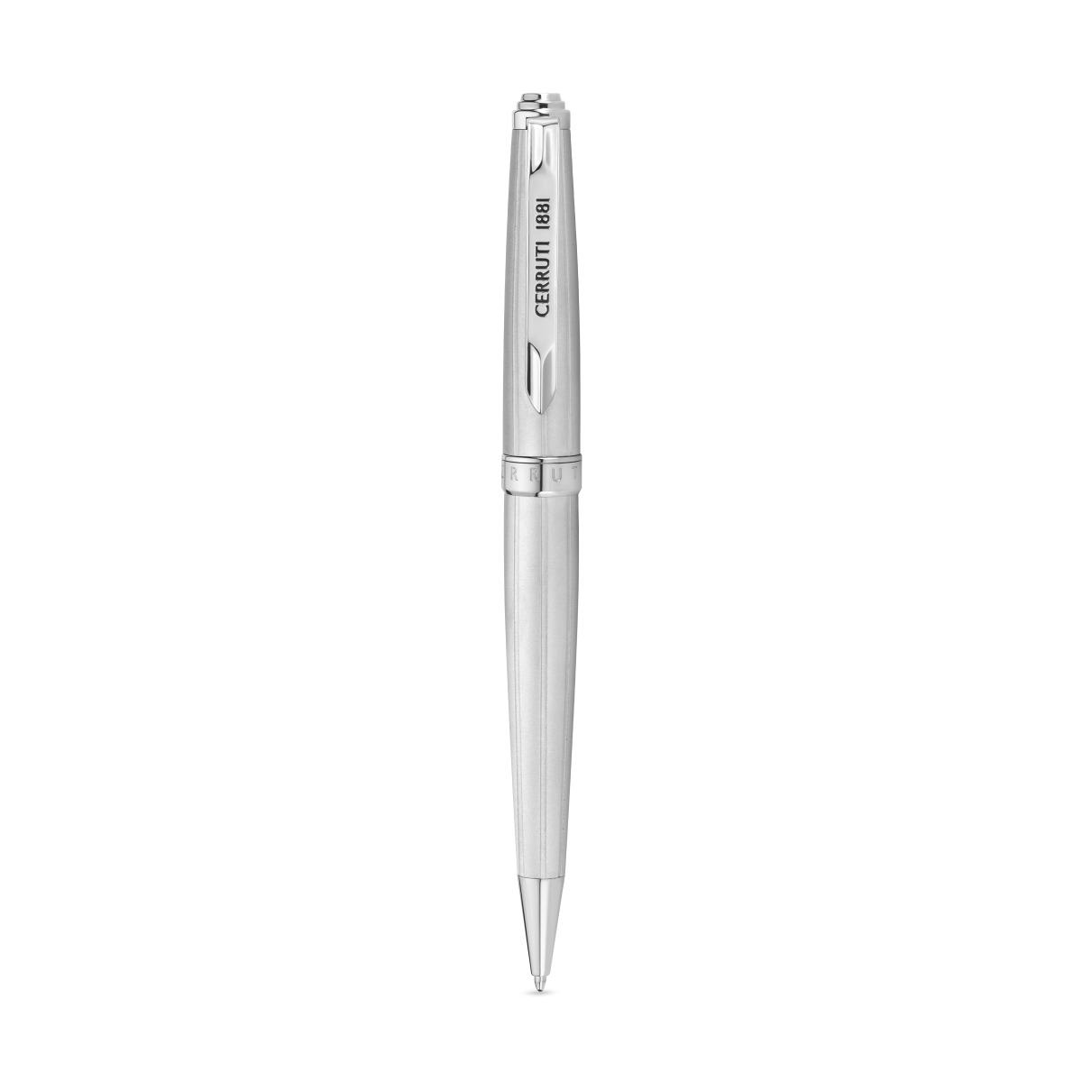 Cerruti 1881 Silver Steel Ballpoint Pen
