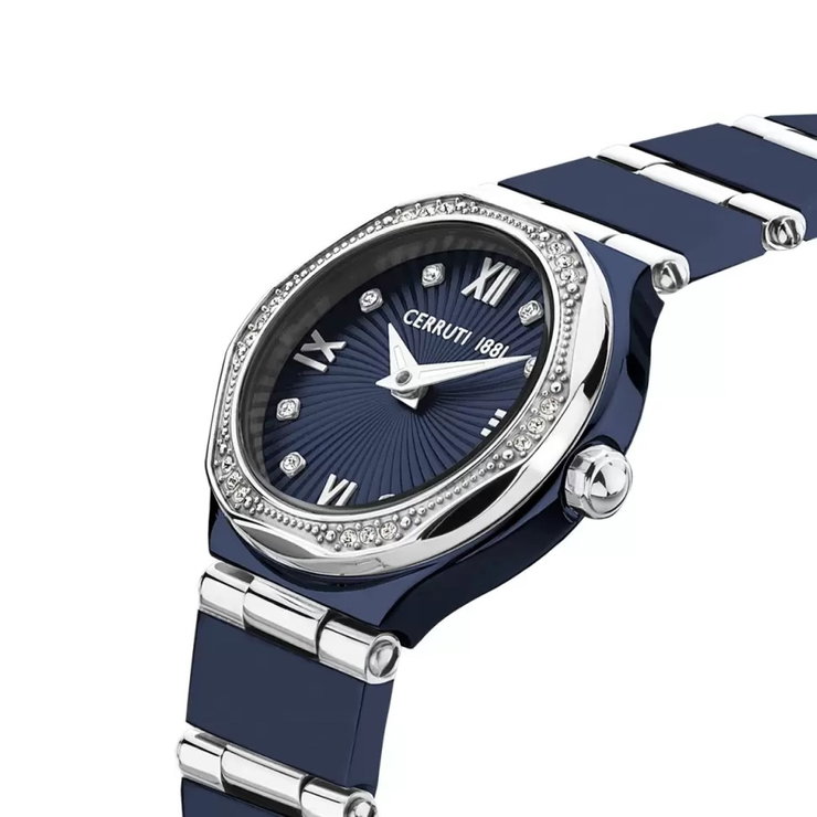 Cerruti 1881 Rendinara watch for women steel blue