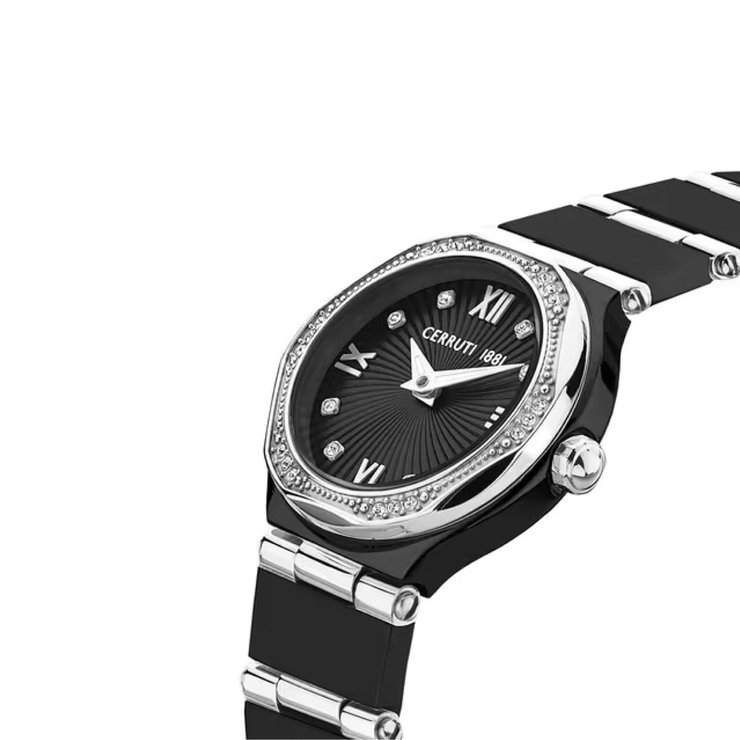 Cerruti 1881 Rendinara watch for women steel black