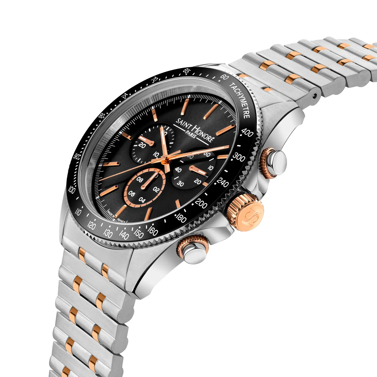 Saint Honore Men's Chronograph Watch - Steel Strap