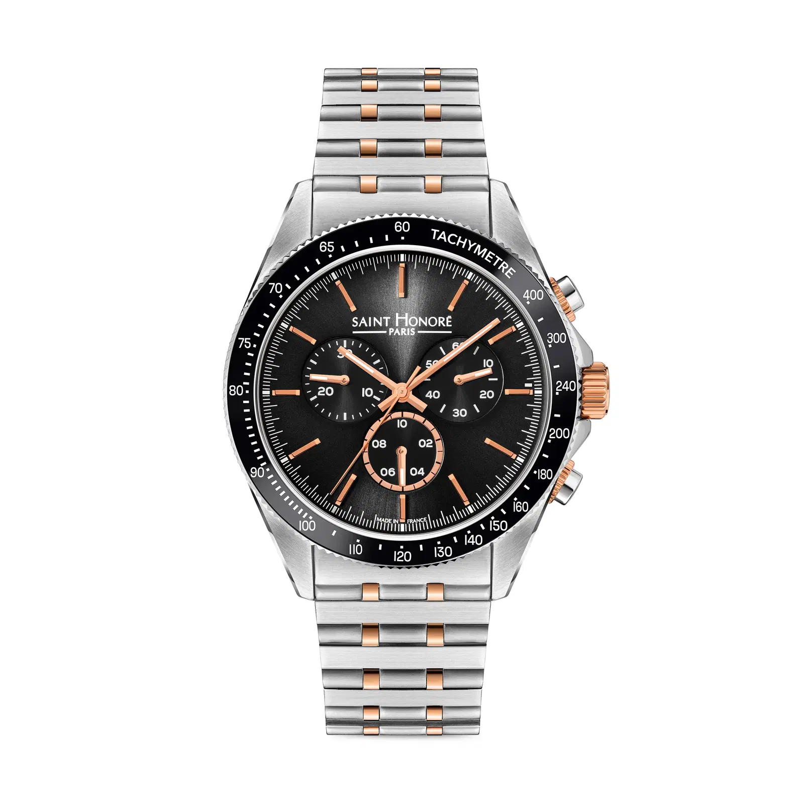 Saint Honore Men's Chronograph Watch - Steel Strap