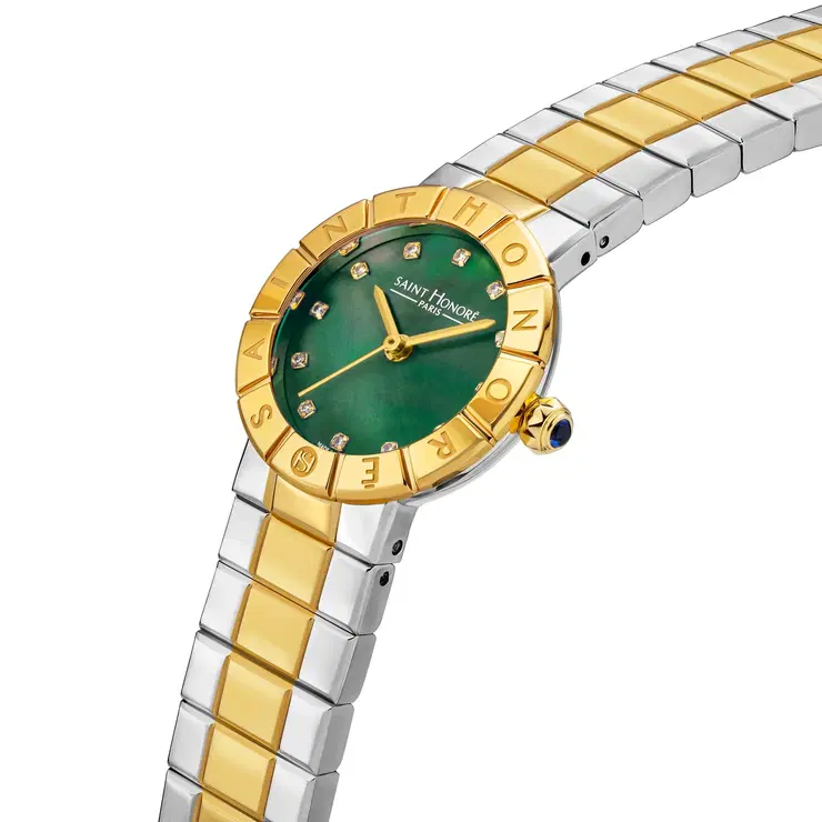 Saint Honore women watch Mother of pearl , Gold / Silver 